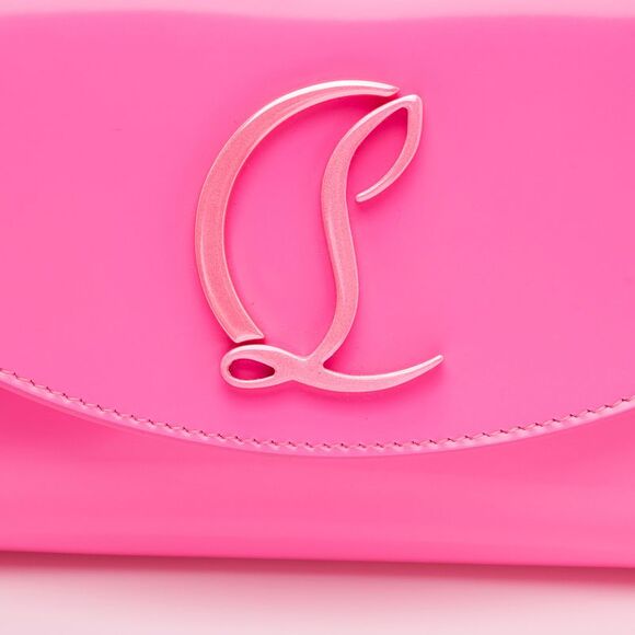 Christian Louboutin Patent Leather Loubi154 Chain Wallet - Picture 9 of 16